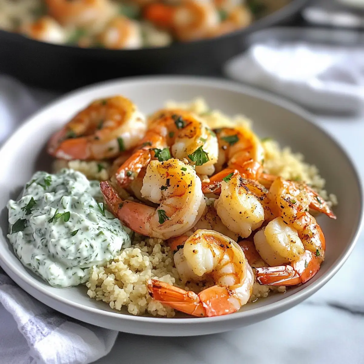 Savor the Flavor: Pan Grilled Greek Shrimp Delight