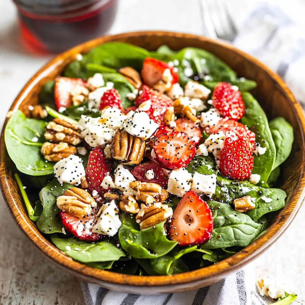 Bright & Fresh Spinach Strawberry Salad for Spring Bliss