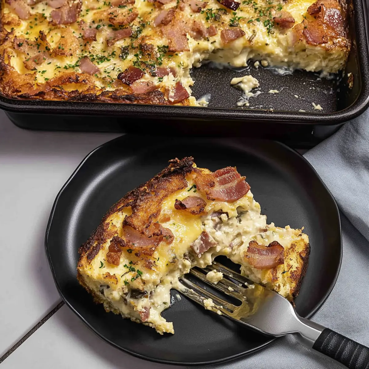 Savory French Toast Casserole: A Cozy Breakfast Delight