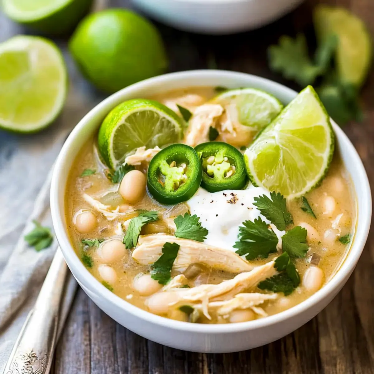 Creamy Crockpot White Chicken Chili for Cozy Nights