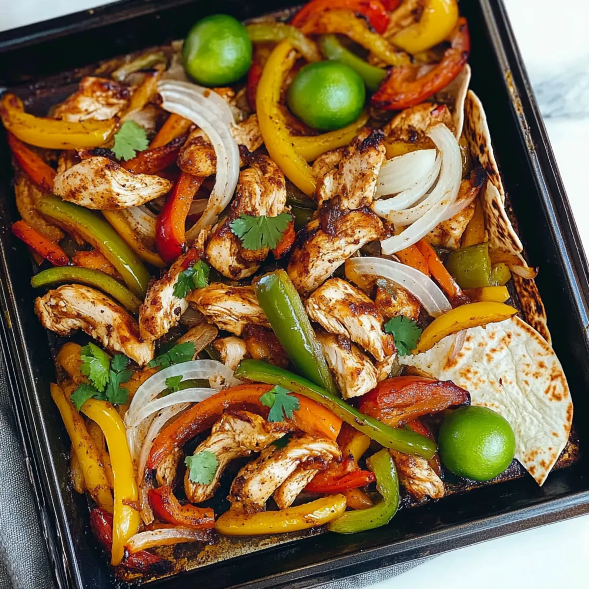 Sheet Pan Chicken Fajitas: Quick, Colorful & Gluten-Free Delight