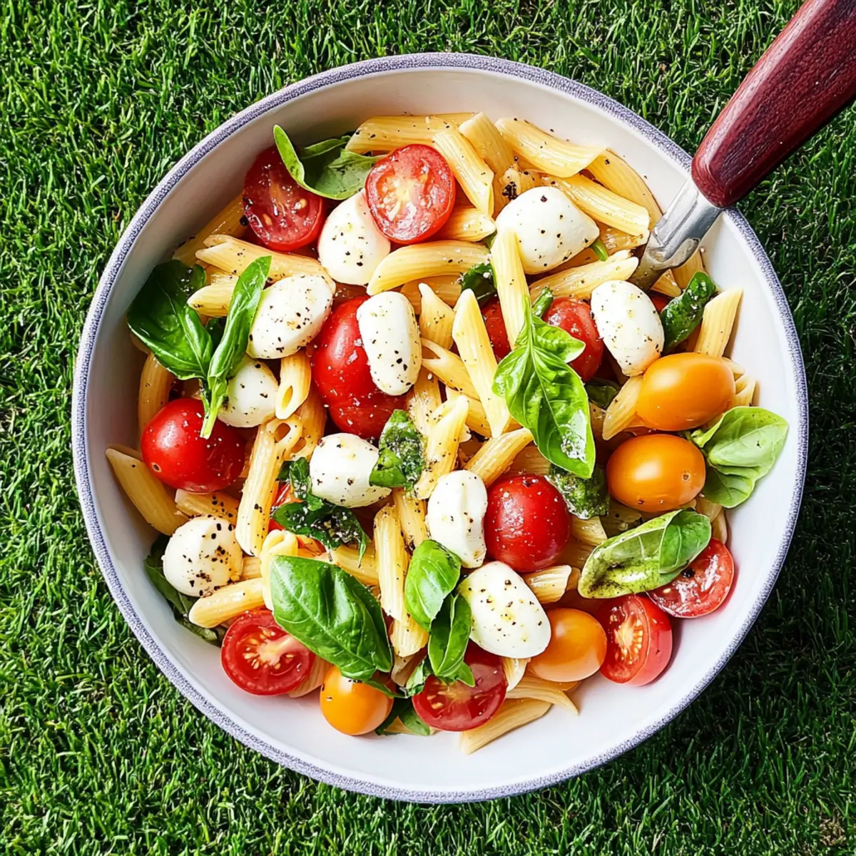 Caprese Pasta Salad: A Fresh, Easy, and Flavor-Packed Delight