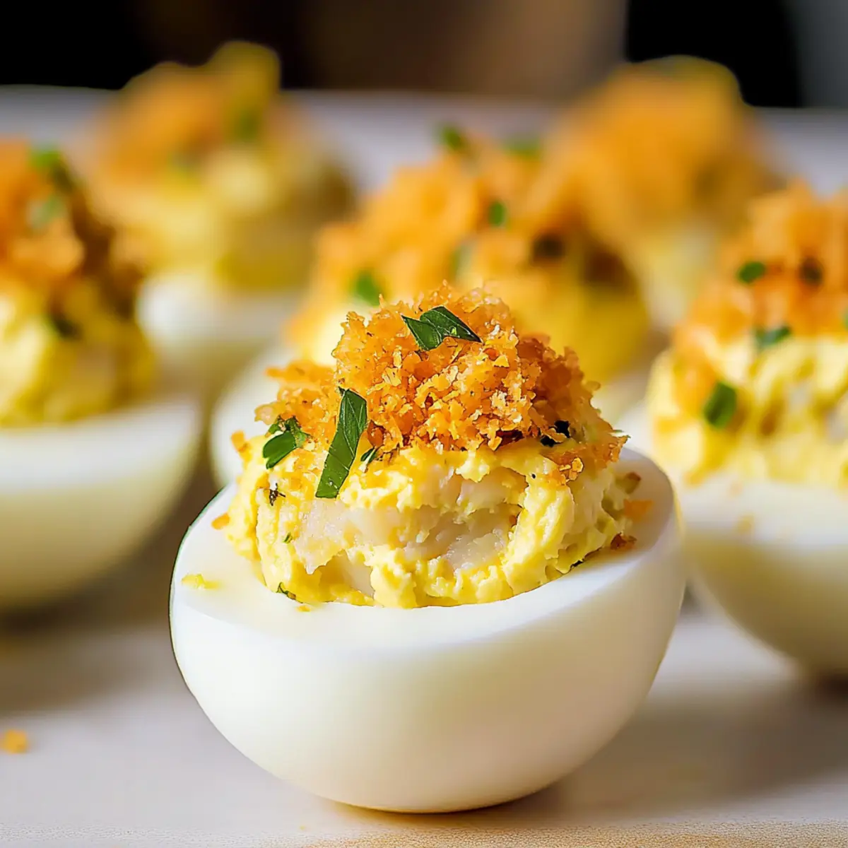 Delicious Deviled Eggs with Crabmeat for Your Next Brunch