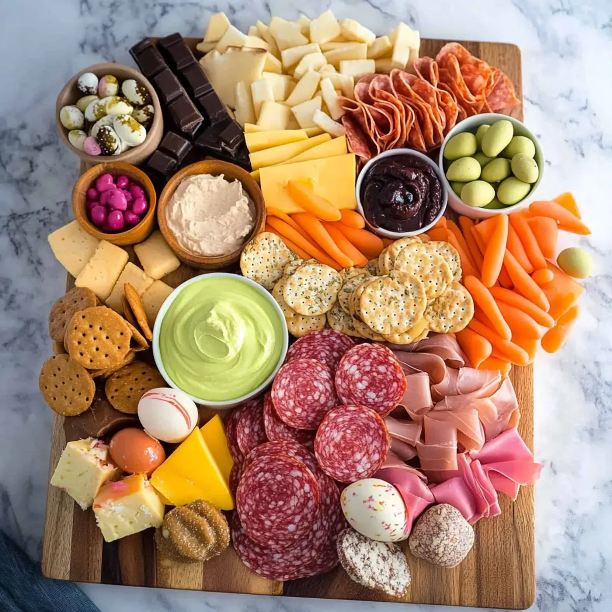 Gorgeous Easter Charcuterie Platter Perfect for Entertaining
