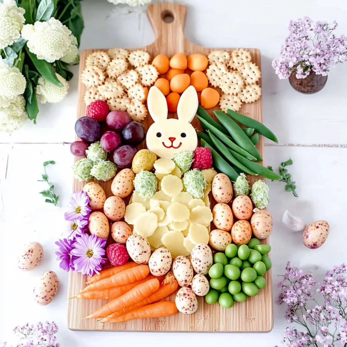 Easter Bunny Snack Board: A Fun & Healthy Festive Delight