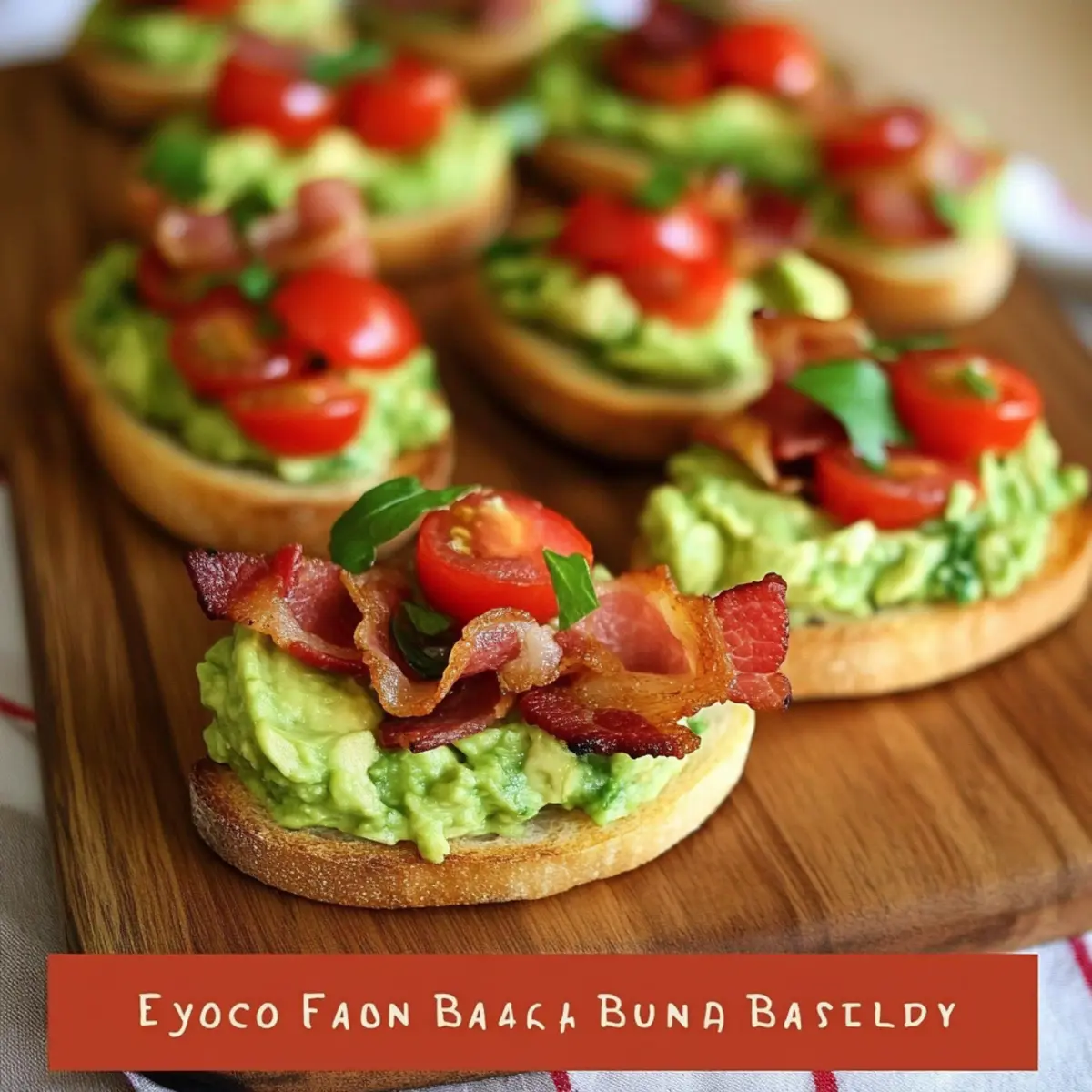 Bacon Avocado Bruschetta: A Quick and Tasty Delight