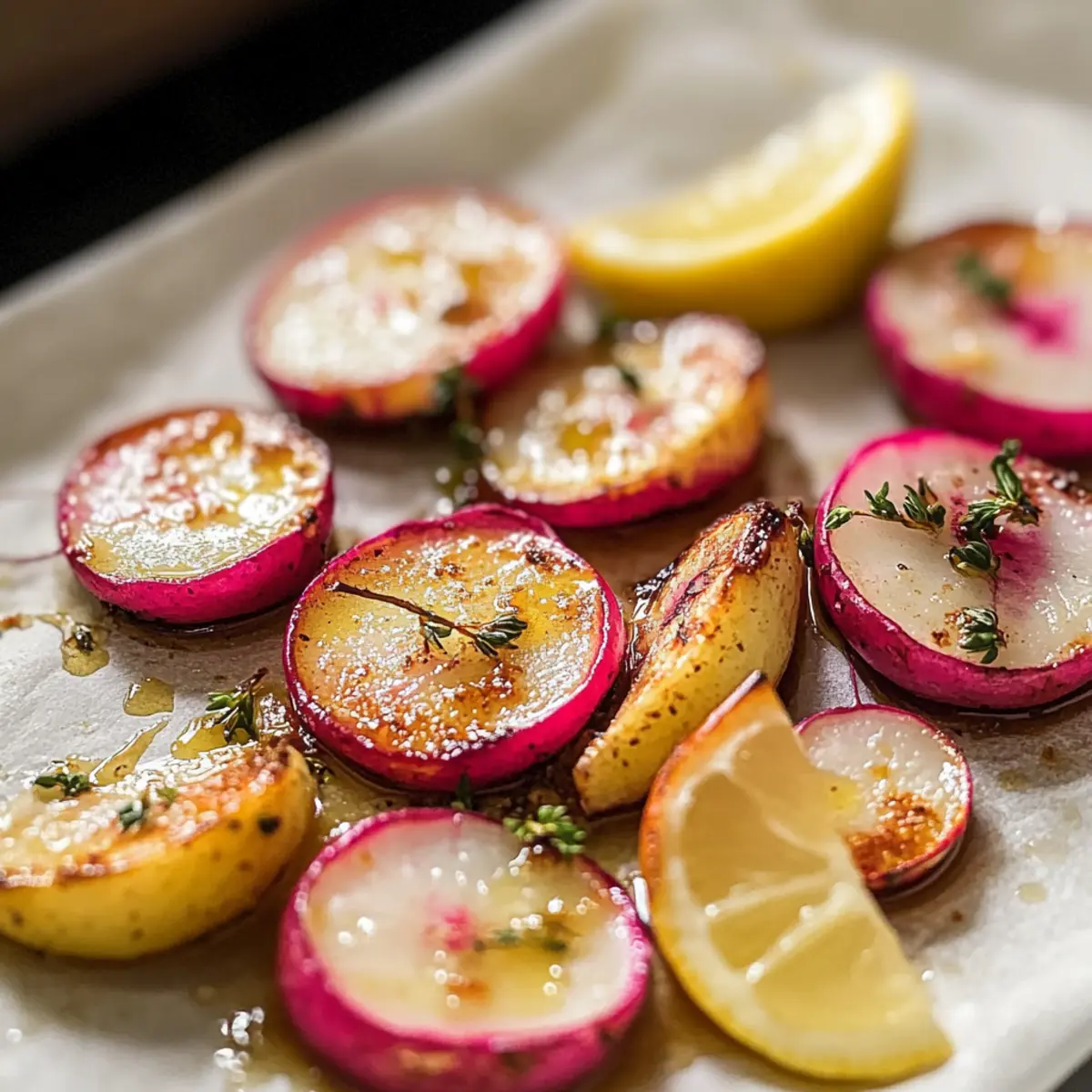 Garlic Herb Roasted Radishes: A Savory Low-Carb Delight
