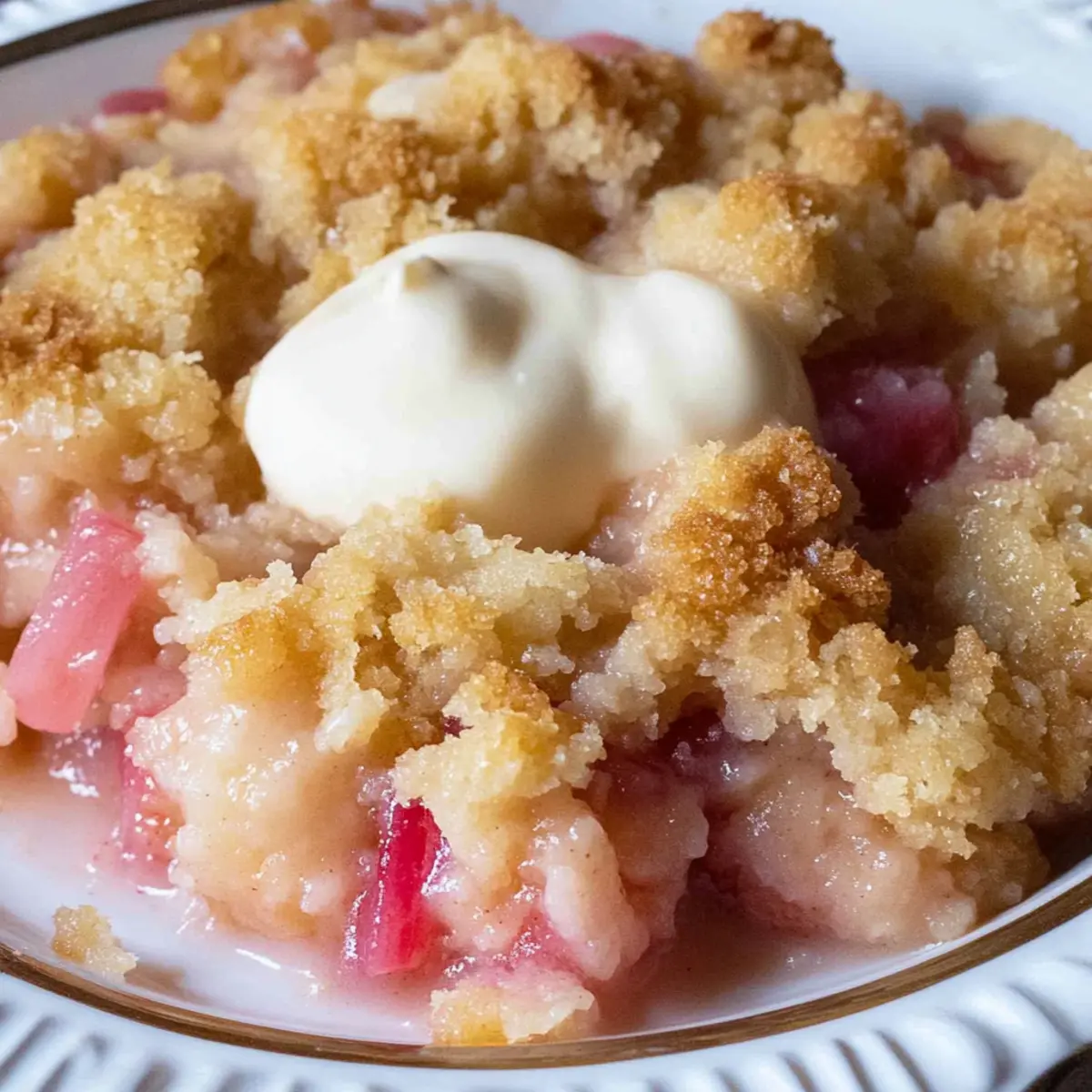 Irresistible Old Fashioned Rhubarb Crumble for Sweet Moments