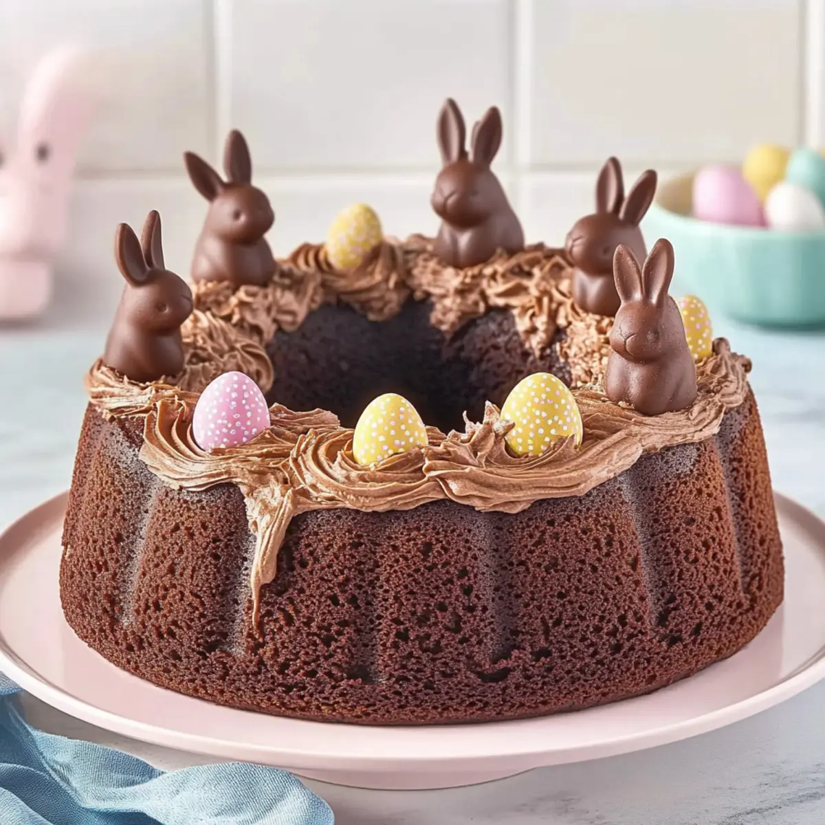 Delightful Chocolate Easter Bundt Cake for Spring Celebrations
