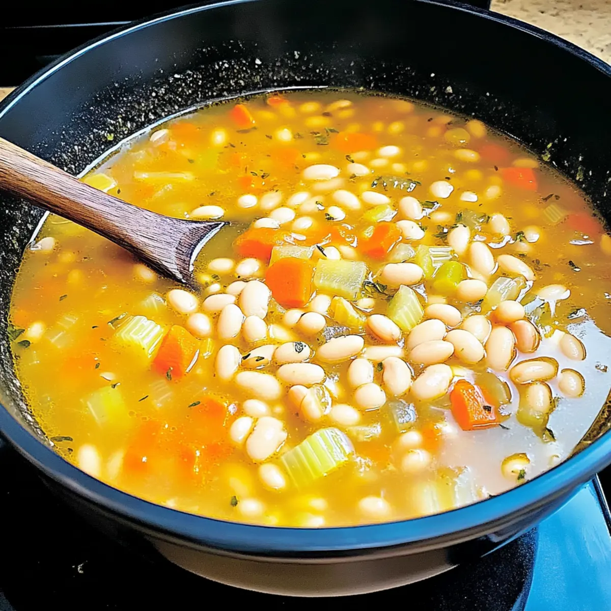 Delicious Slow Cooker Navy Bean Soup for Cozy Nights