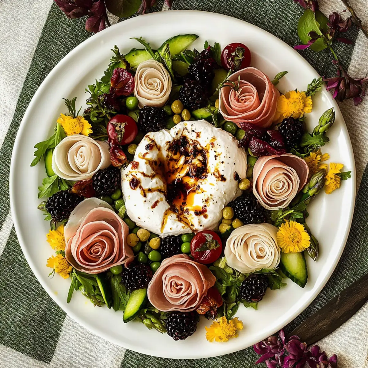 Burrata Salad with Balsamic Glaze for a Fresh Spring Feast