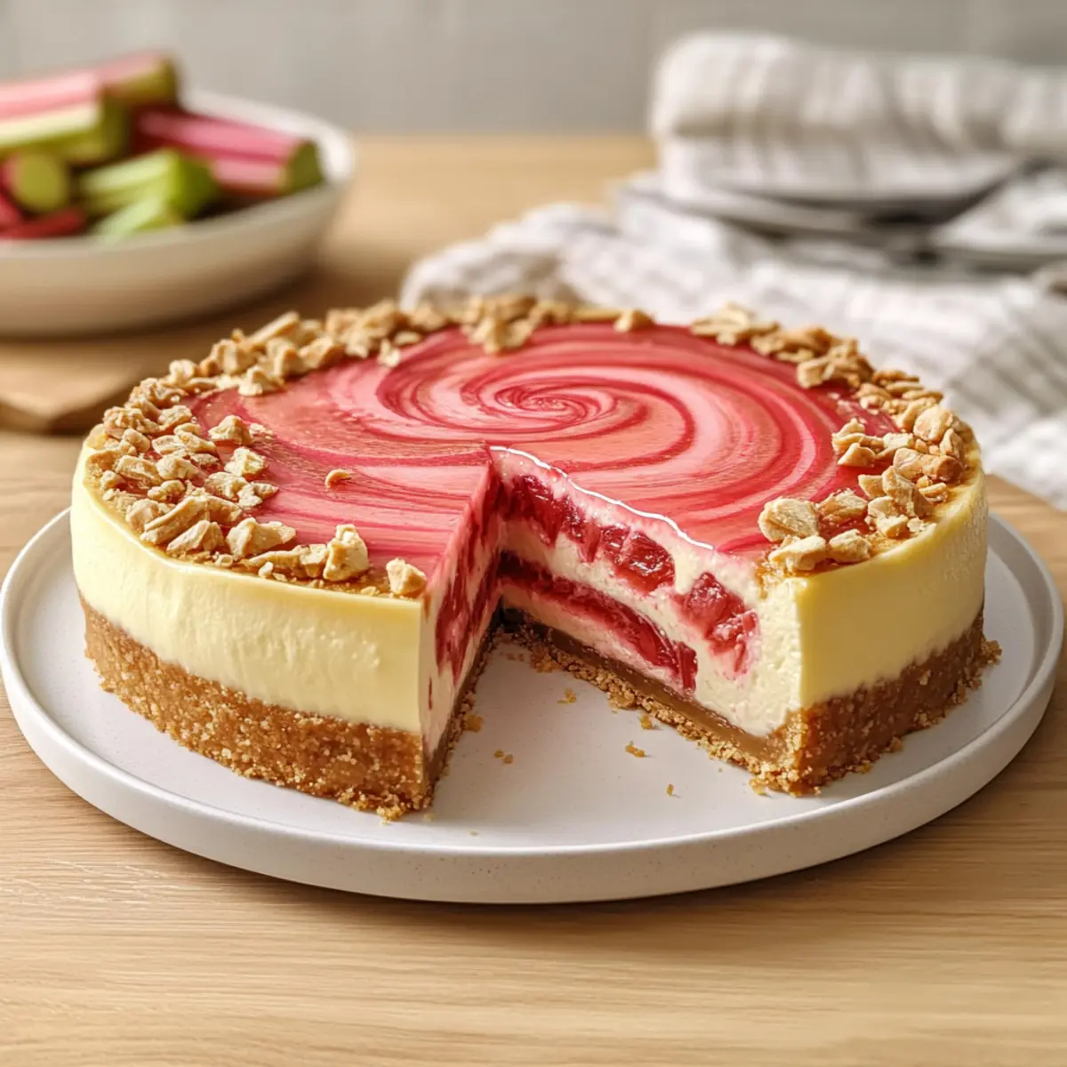 Irresistibly Creamy Rhubarb Cheesecake Recipe for Spring Bliss