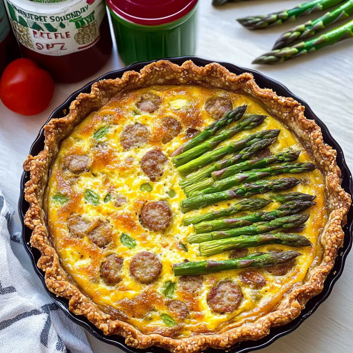 Sausage Asparagus Quiche: Comforting Gluten-Free Brunch Delight