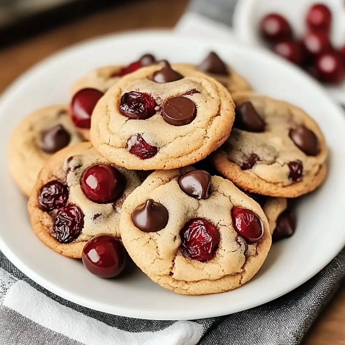 Irresistible Cherry Chocolate Chip Cookies for Cozy Moments