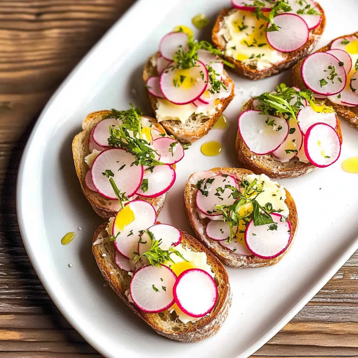Fresh & Flavorful French Buttered Radish Toasts for Spring