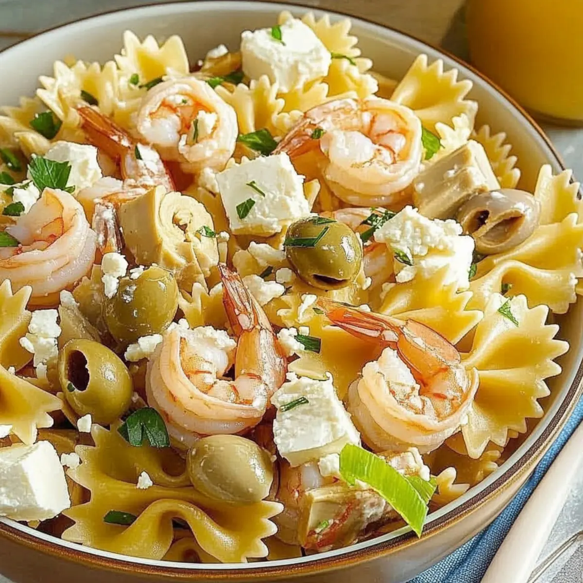 Refreshing Artichoke Shrimp Pasta Salad for Your Summer Feast
