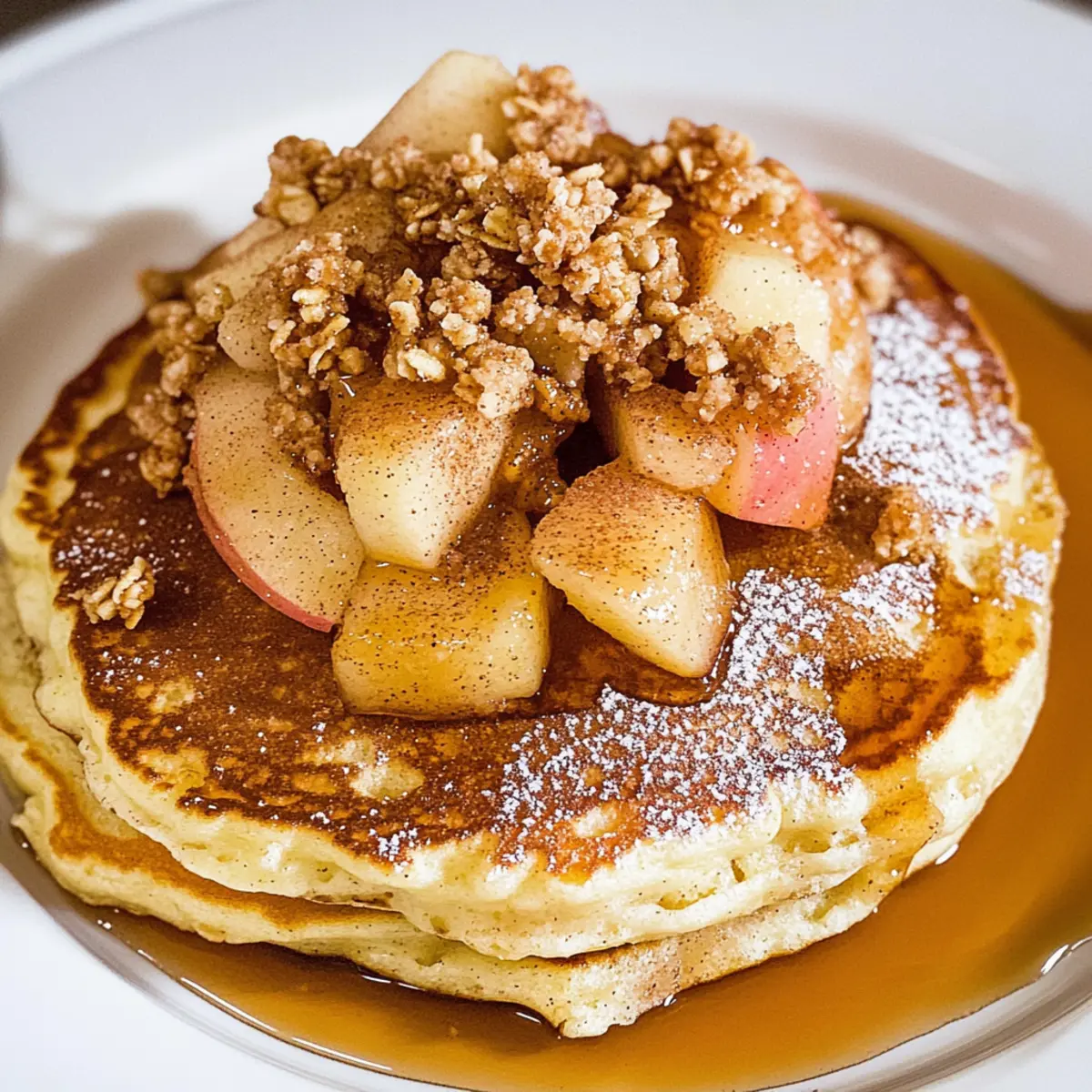Disneyland Apple Granola Pancakes: A Cozy Breakfast Treat