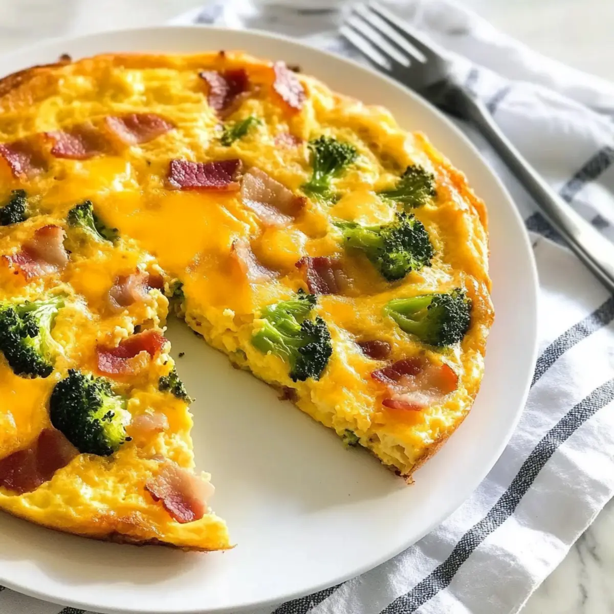Deliciously Fluffy Bacon Egg Frittata for a Hearty Breakfast