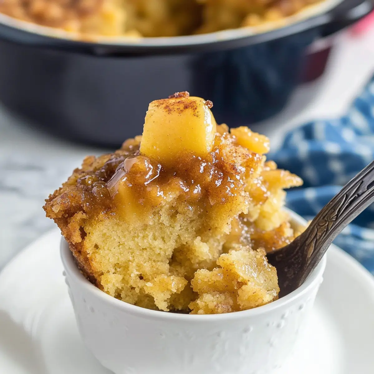 Cozy Crock Pot Apple Pudding Cake for Sweet Fall Evenings