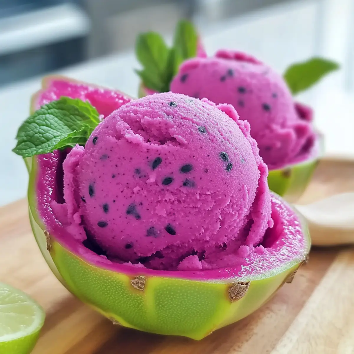 Delicious Dragon Fruit Sorbet: A Refreshing Summer Delight