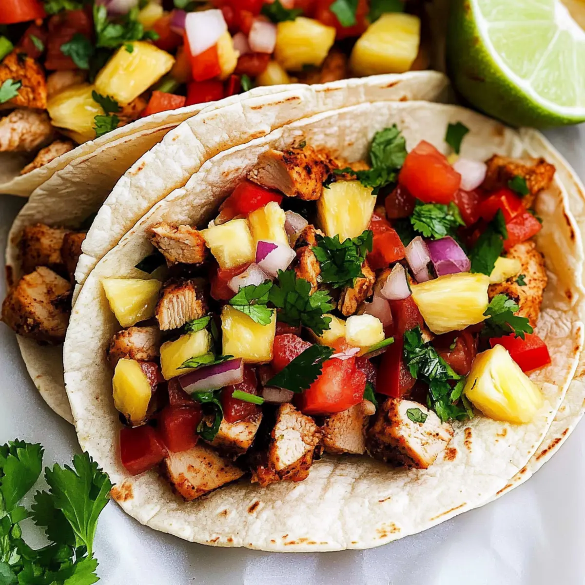 Savory Chicken Tacos with Pineapple Salsa for Taco Night Bliss