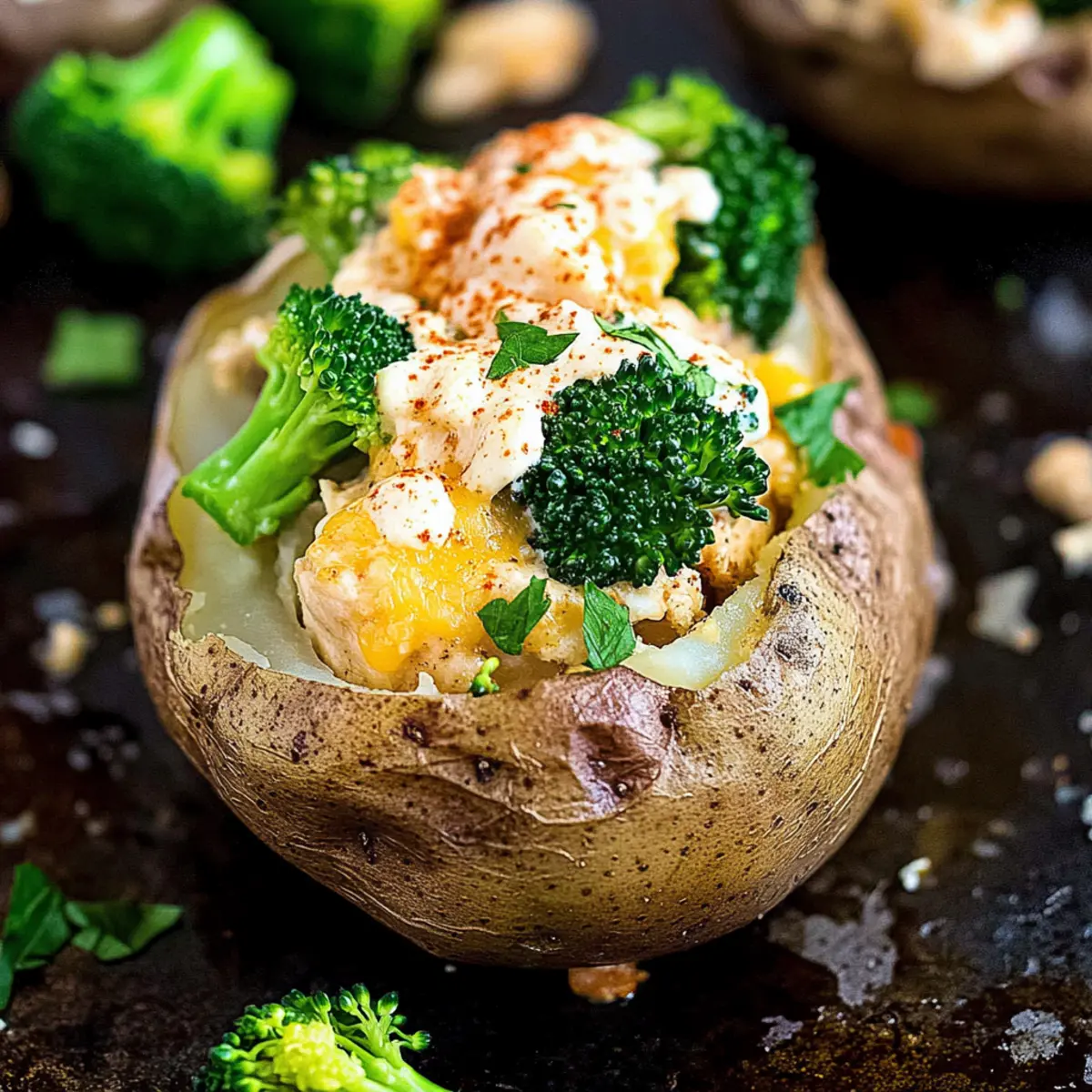 Chicken Broccoli Baked Potato: Comfort Food Made Easy