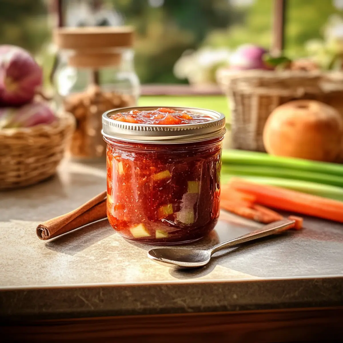 Delightful Rhubarb Cinnamon Jam for Springtime Bliss