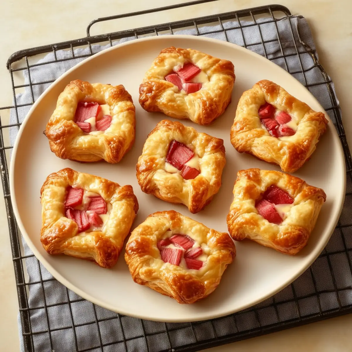 Delicious Rhubarb Cream Cheese Danish for Sweet Spring Mornings