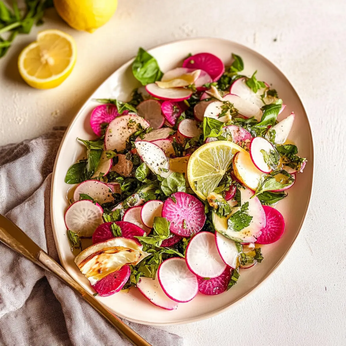 Fresh Radish and Herb Salad: A Zesty, Crunchy Delight