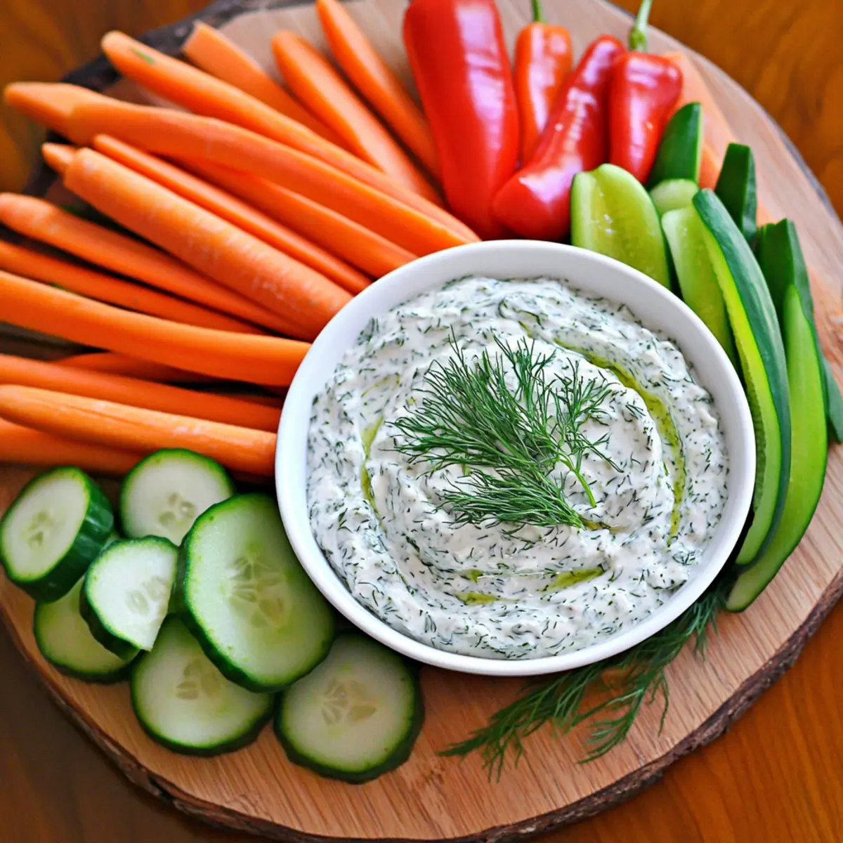 Quick Creamy Dill Dip for Fresh Veggies and Fun Gatherings