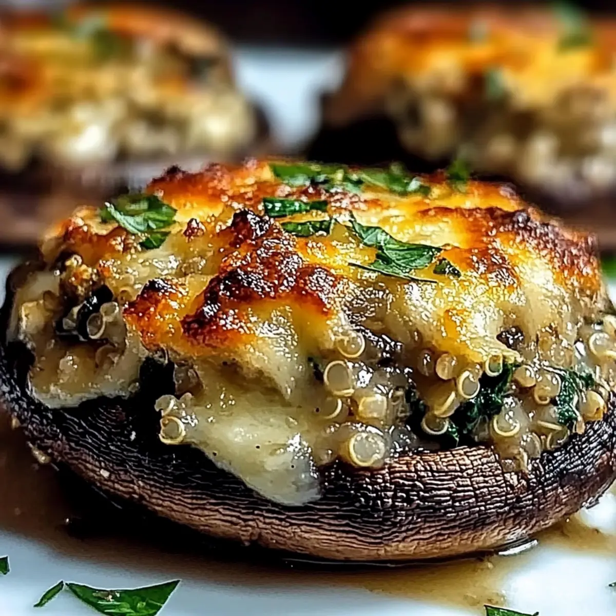 Irresistibly Cheesy Stuffed Portobello Mushrooms at Home