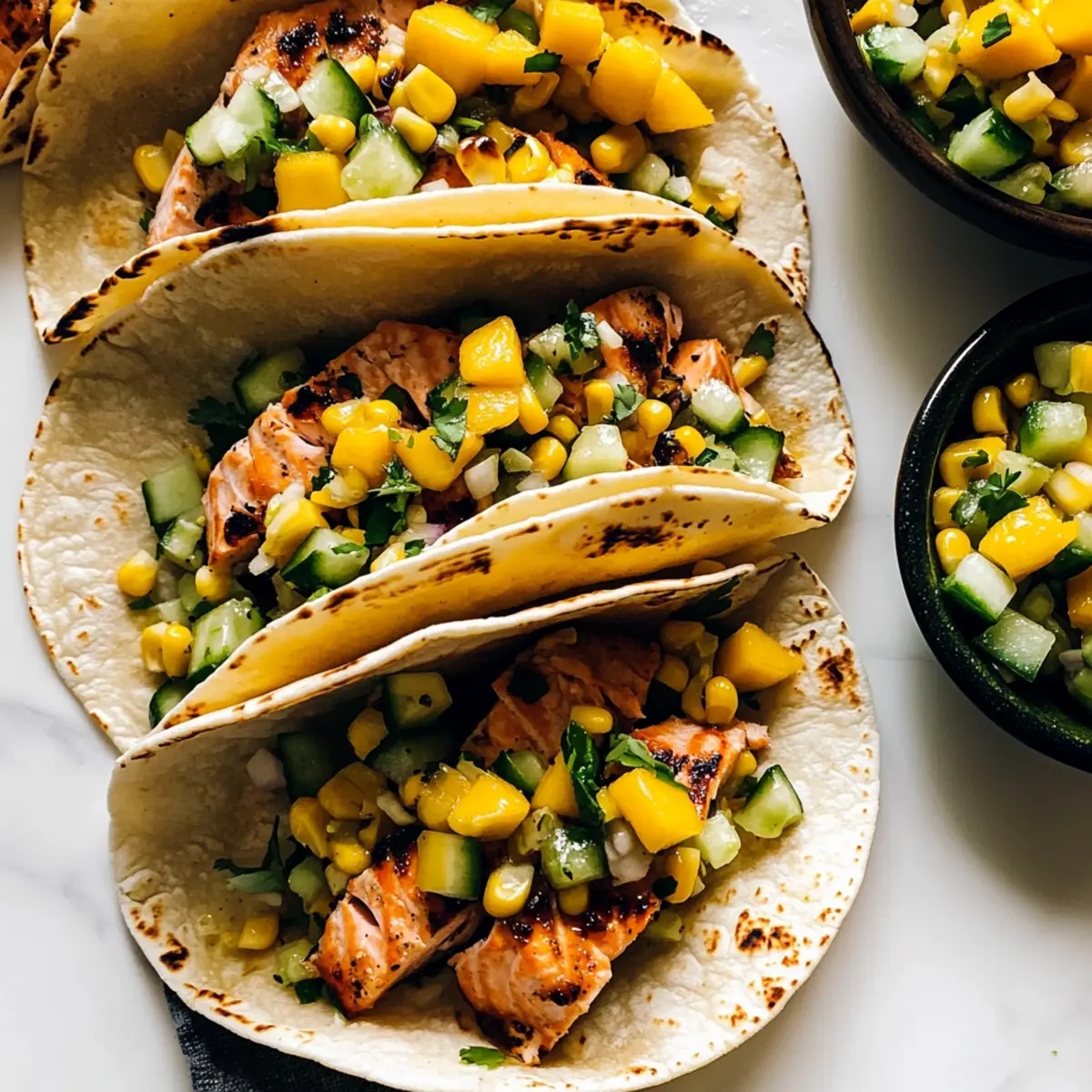 Tasty Salmon Tacos with Mango Corn Salsa for Quick Dinners