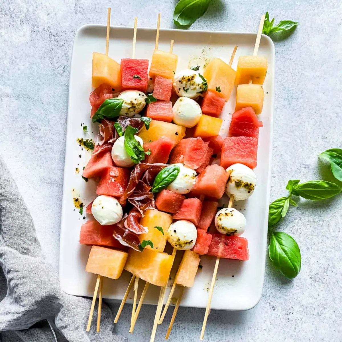 Watermelon Skewers With Prosciutto for a Refreshing Summer Treat