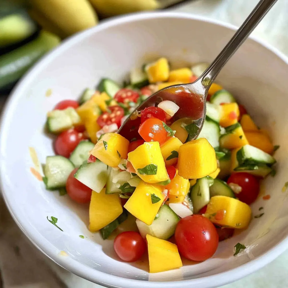 Mango Cucumber Salad: Refreshingly Light and Healthy Delight