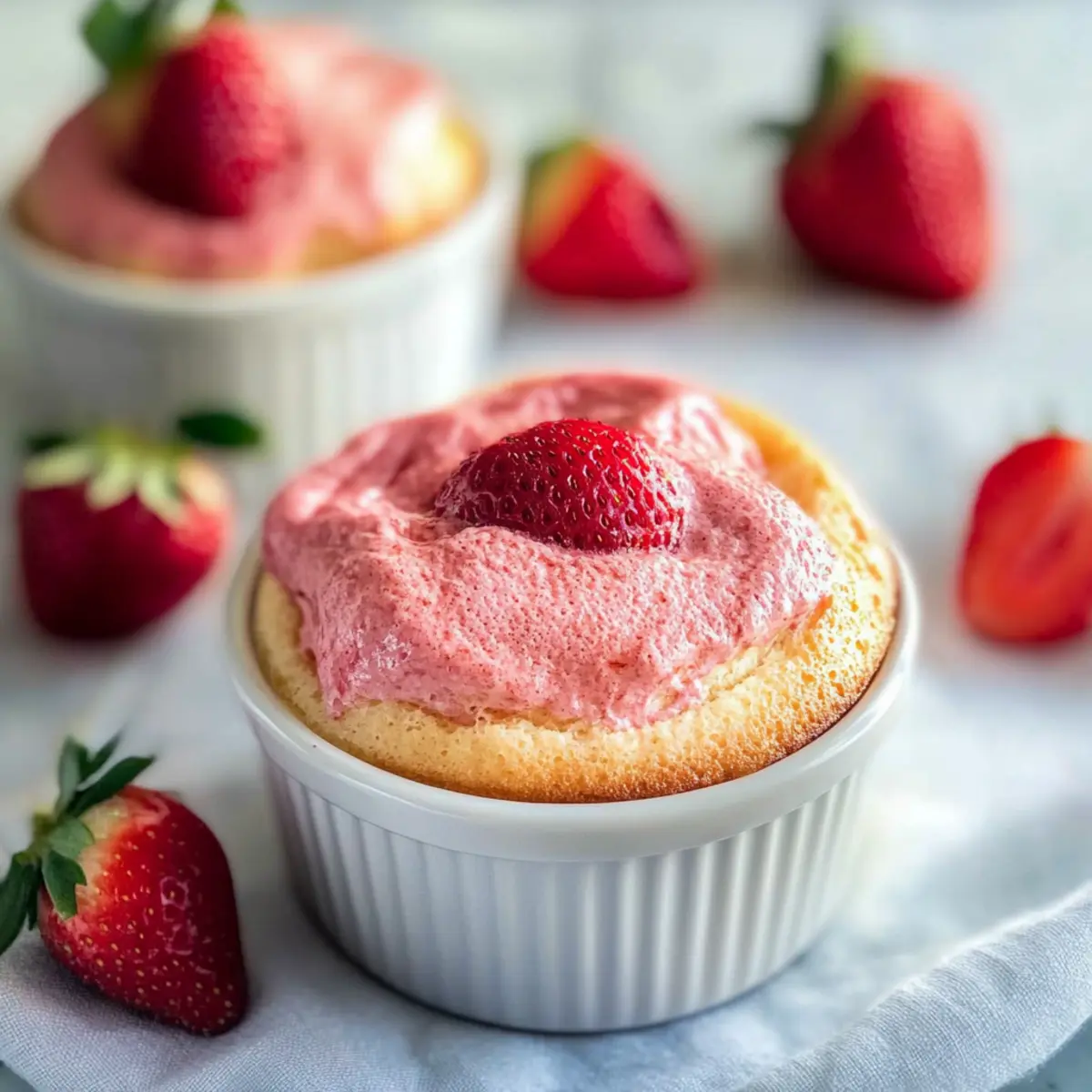 Fluffy Strawberry Souffle: A Simple Summer Treat