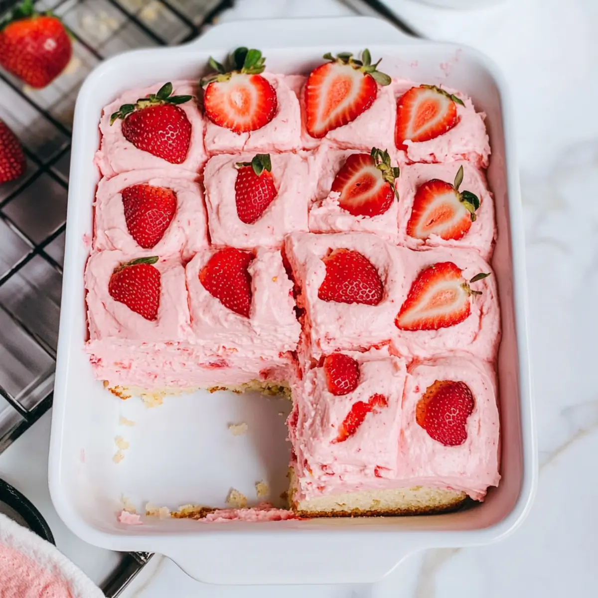 Delightful Vegan Strawberry Lemonade Cake That’s Allergy-Friendly
