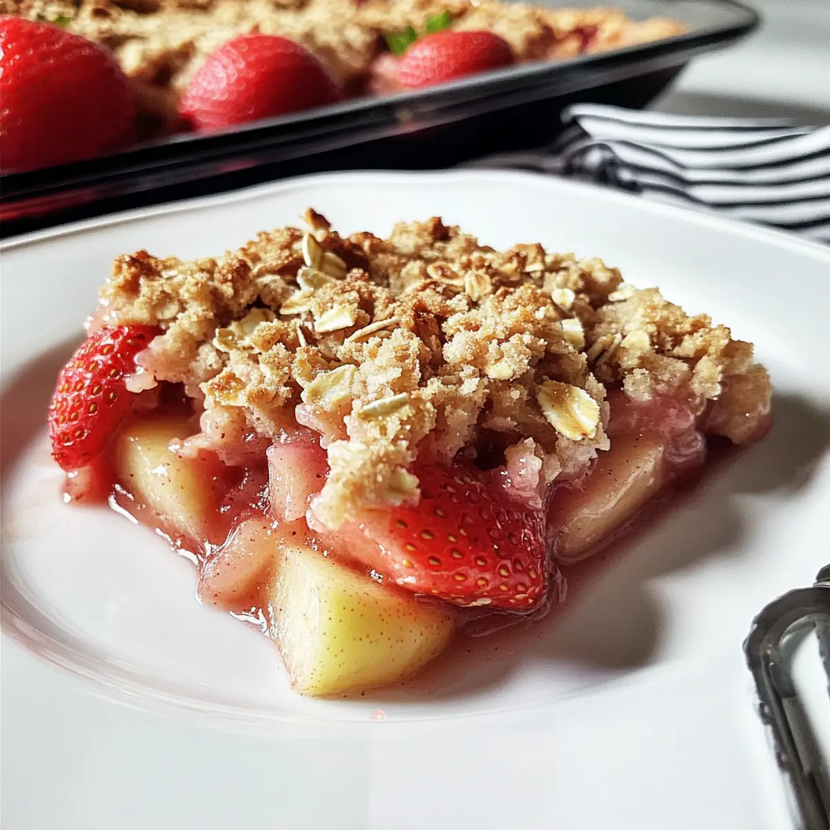 Delicious Strawberry Apple Crisp You Can't Resist This Summer