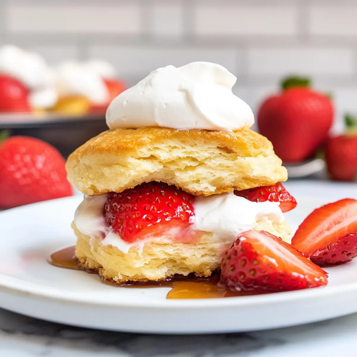 Sensation of Summer: Sourdough Strawberry Shortcakes Delight