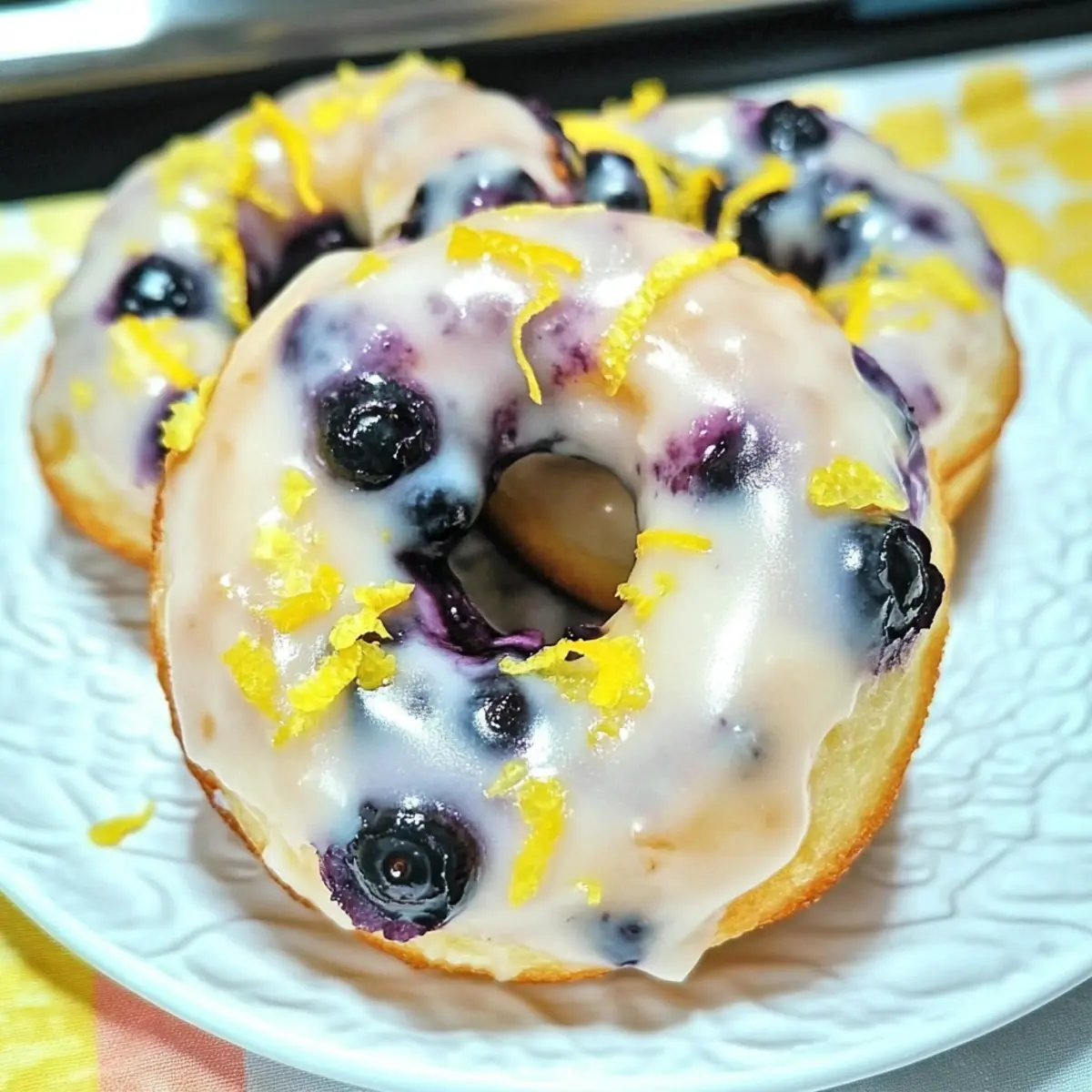 Delicious Lemon Blueberry Donuts You Can Bake Today
