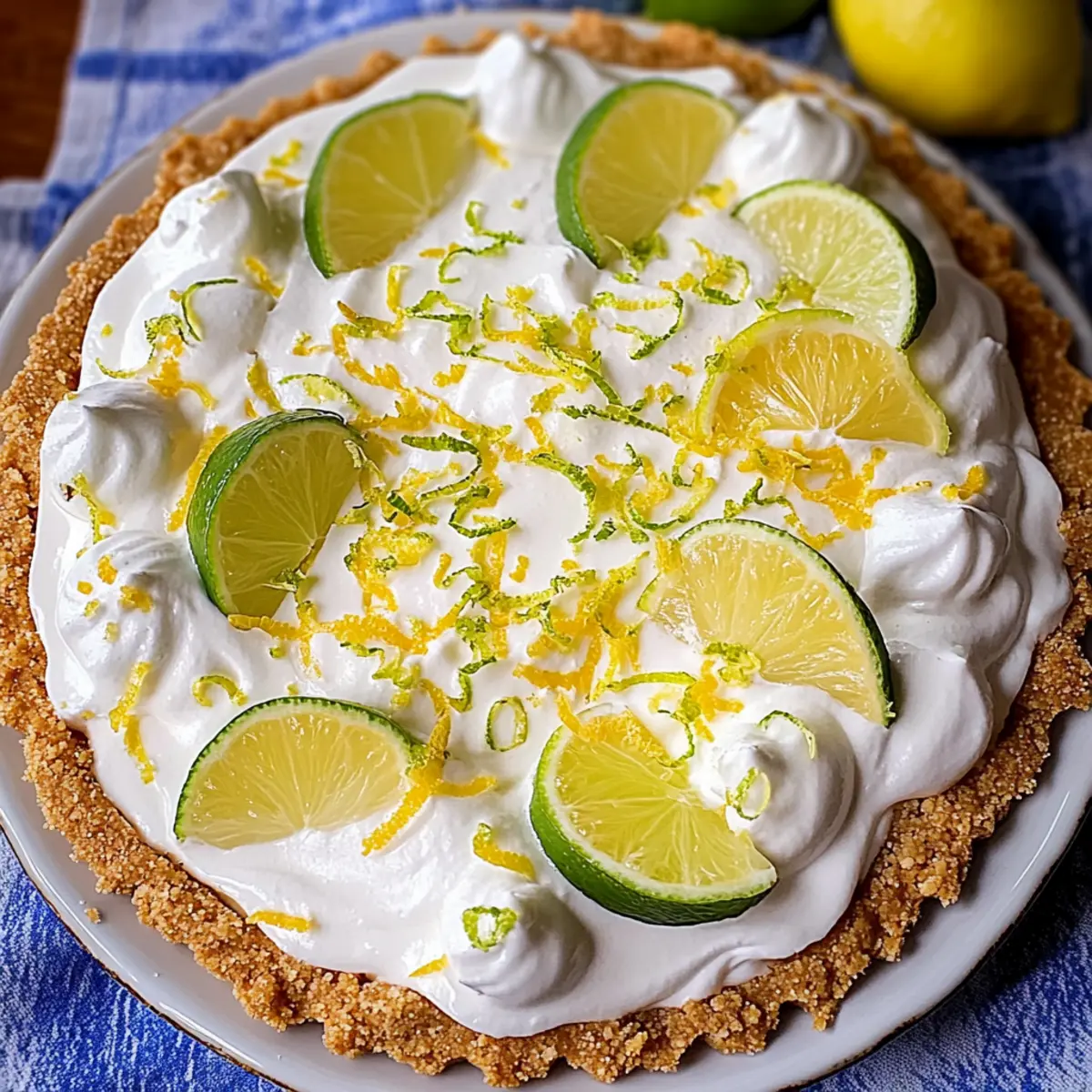 Lemon Lime Icebox Pie: A Refreshing No-Bake Summer Treat