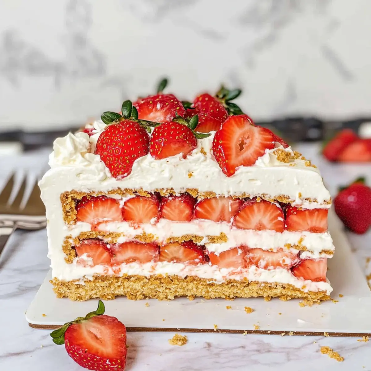 Delicious Strawberry Icebox Cake: No-Bake Summer Bliss