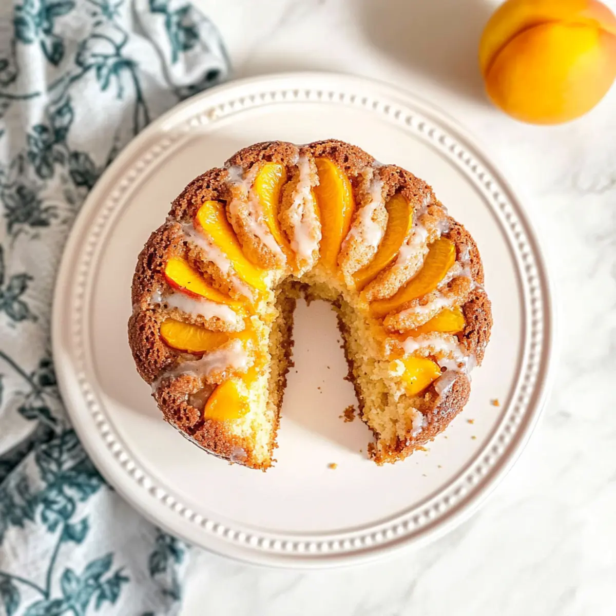 Peach Cobbler Pound Cake: A Buttery Slice of Paradise