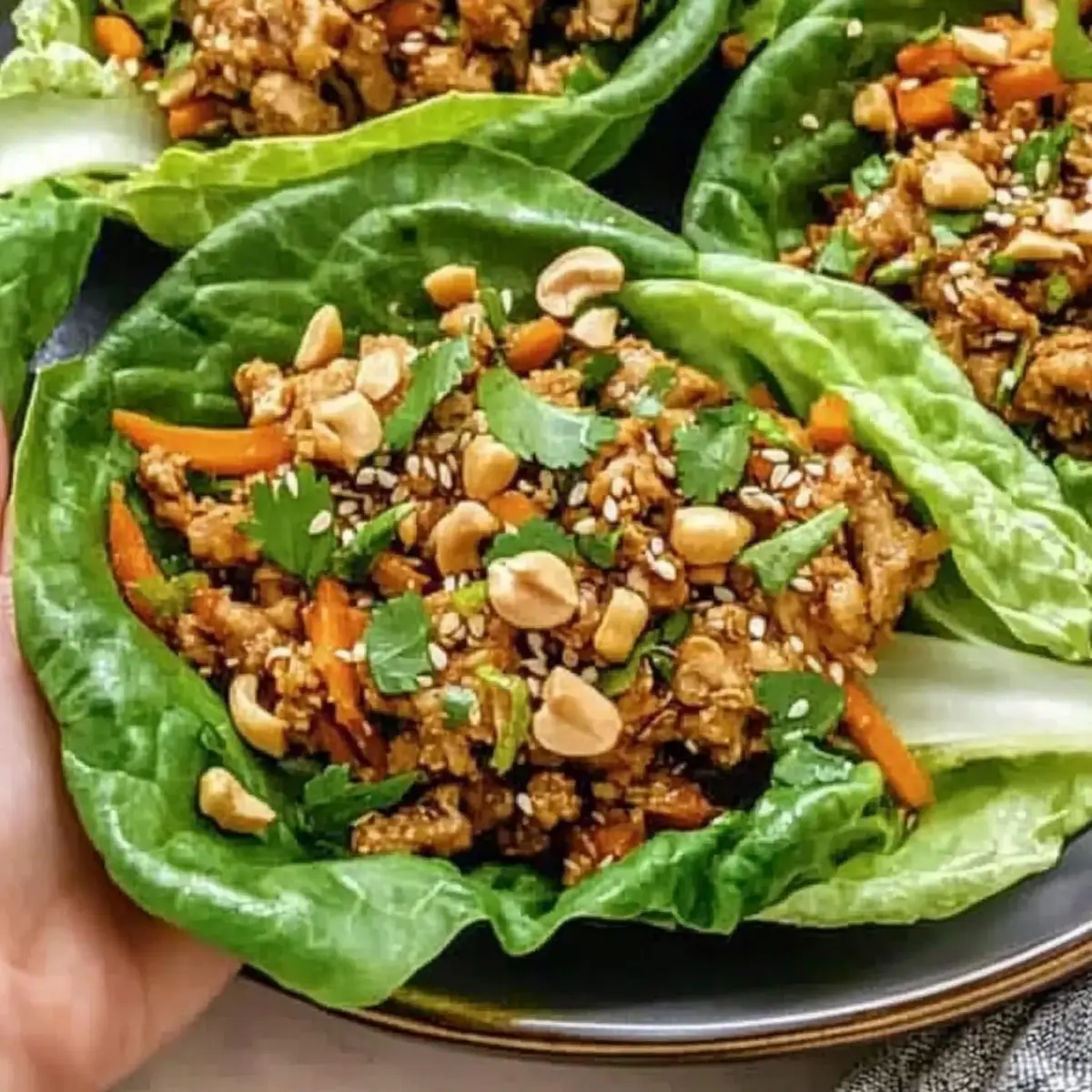 Thai Chicken Lettuce Wraps for a Fresh, Flavorful Feast