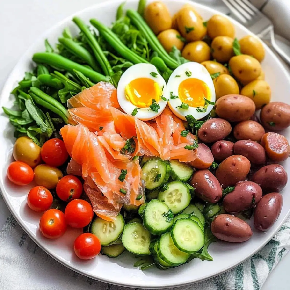 Smoked Salmon Nicoise Salad: A Vibrant Summer Delight