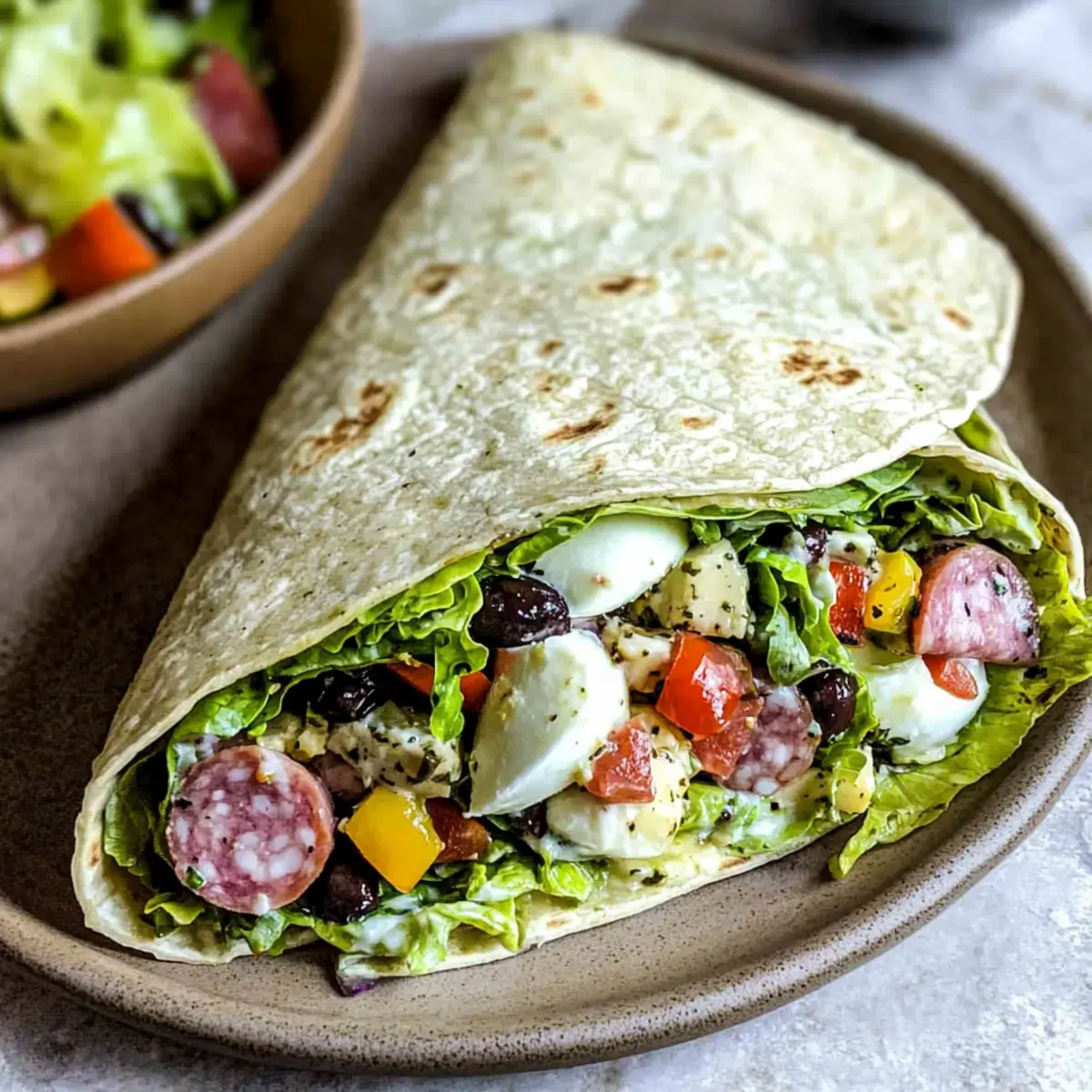 Delicious Italian Wraps: Easy & Customizable Lunch Idea
