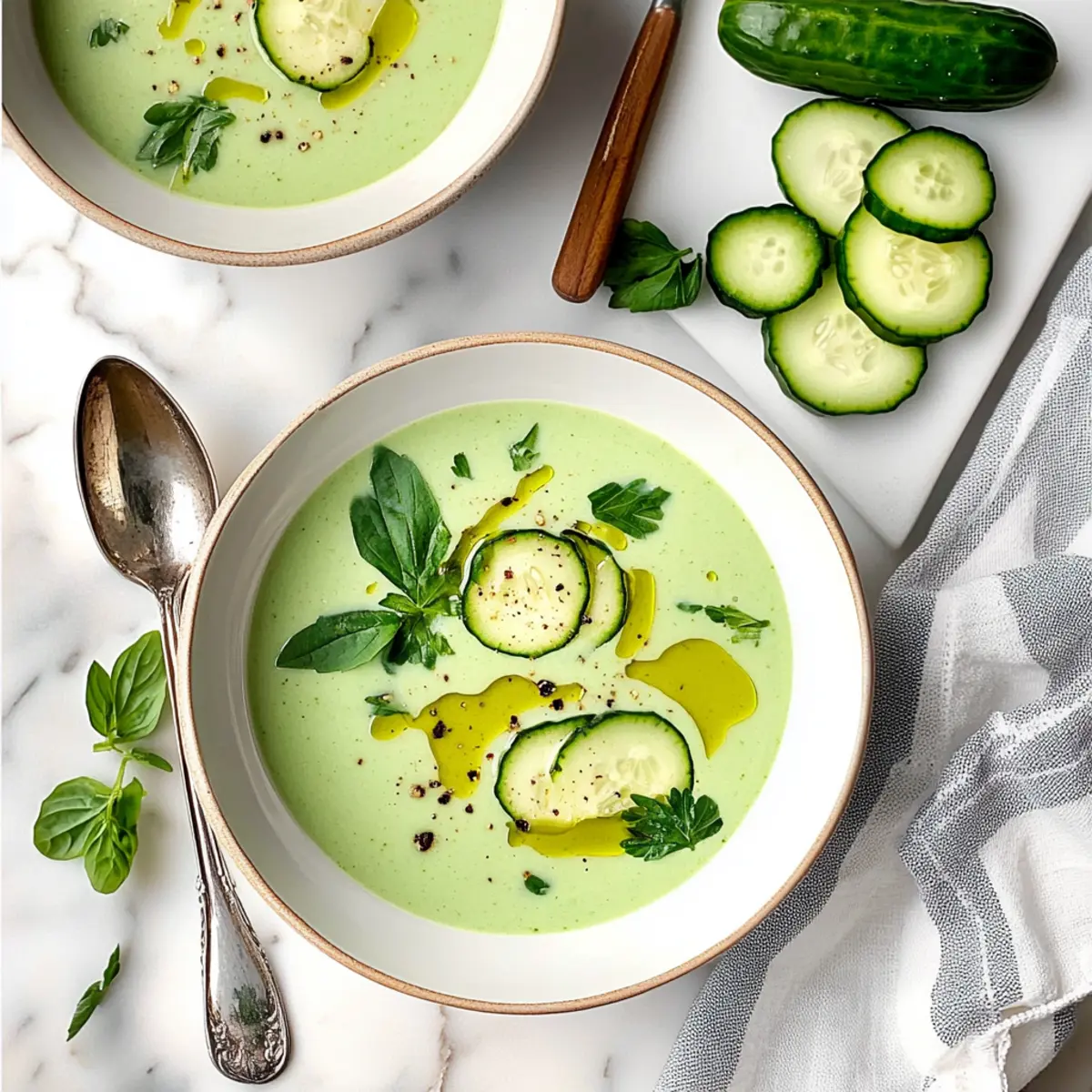 Chill Out with Cold Cucumber Soup – Refreshing Summer Bliss