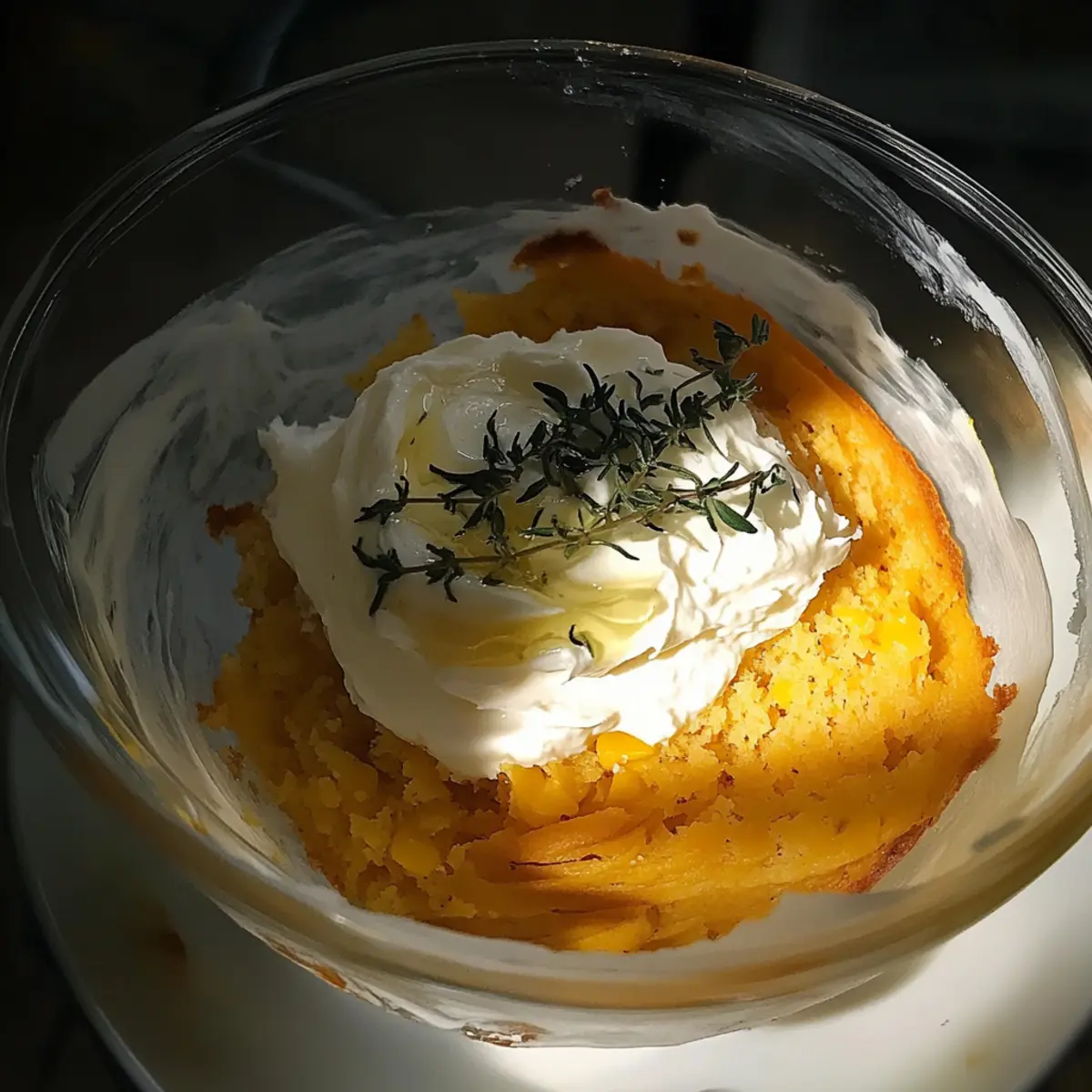 Heavenly Cornbread with Salted Thyme Honey Butter Bliss
