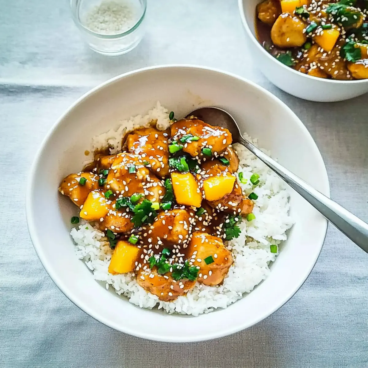 Delicious Sesame Mango Chicken Teriyaki in Just 30 Minutes