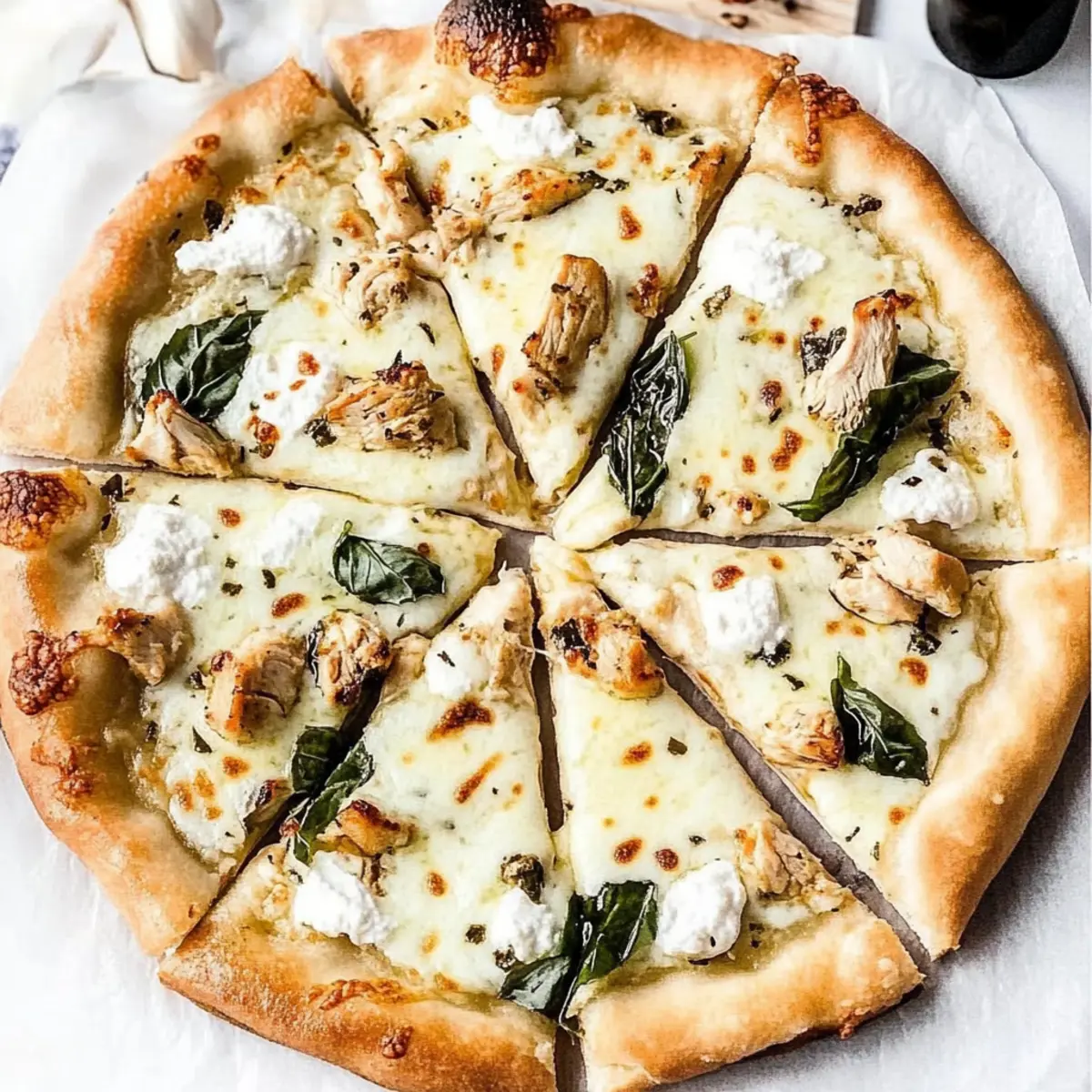 Savory Garlic Chicken White Pizza for Cozy Nights In