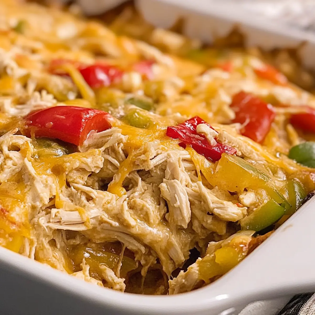Irresistible Chicken Fajita Casserole for Cozy Nights